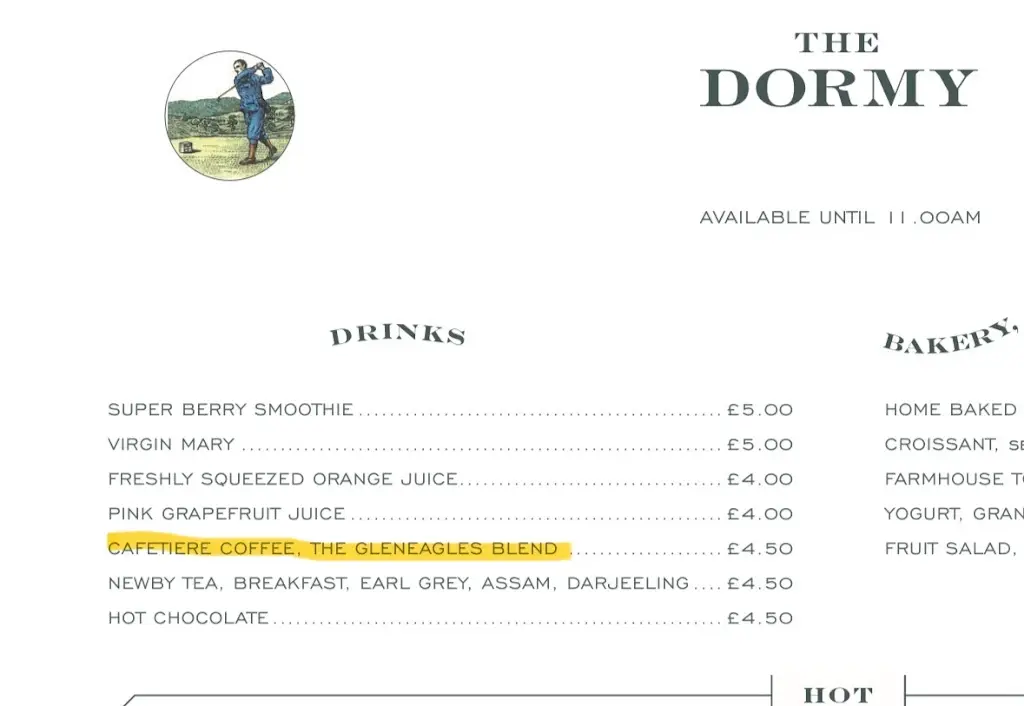 Menu_The Dormy_Auchterarder_imagen_2