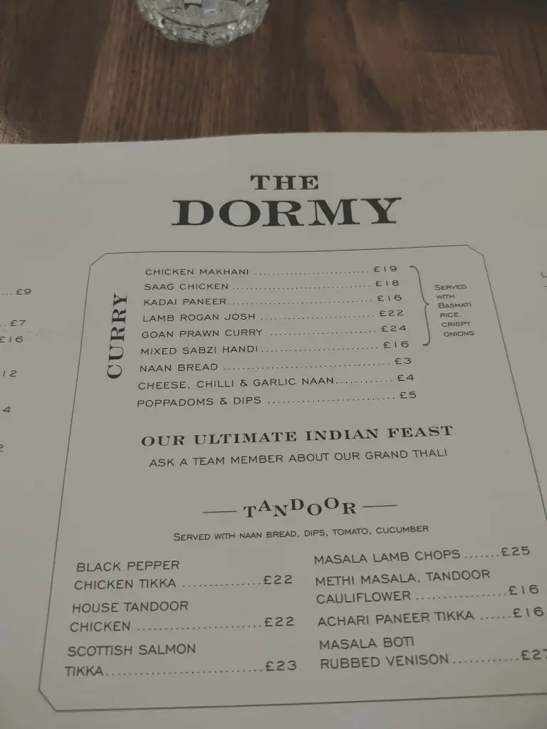 Menu_The Dormy_Auchterarder_imagen_3