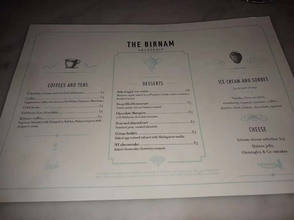 Menu_The Birnam_Auchterarder_image_3