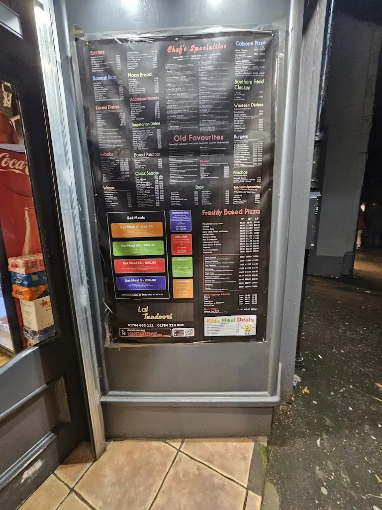 Menu_Lal Tandoori_Auchterarder_image_1
