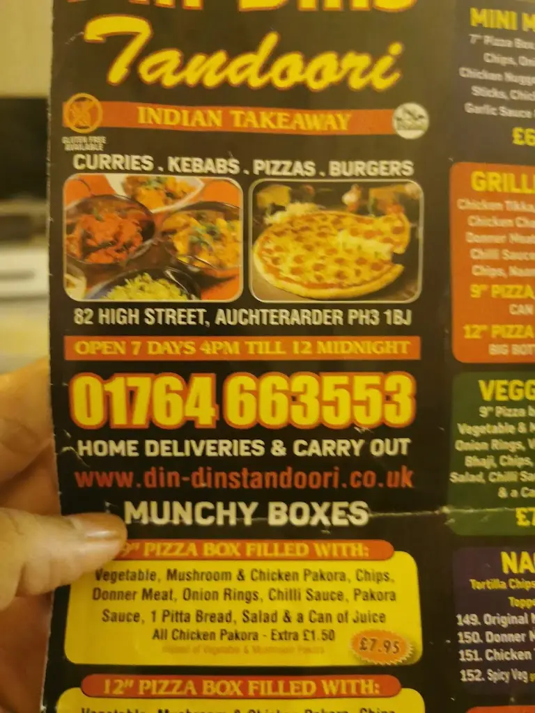 Menu_Din Dins Tandoori_Auchterarder_image_1