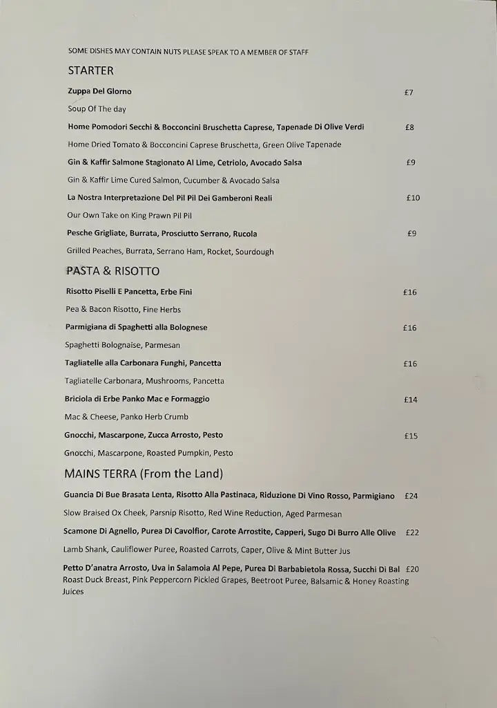 Menu_The Green Inn_Ballater_immagine_1