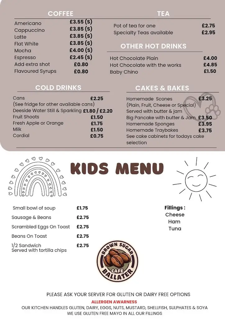 Menu_Brown Sugar Cafe_Ballater_immagine_1