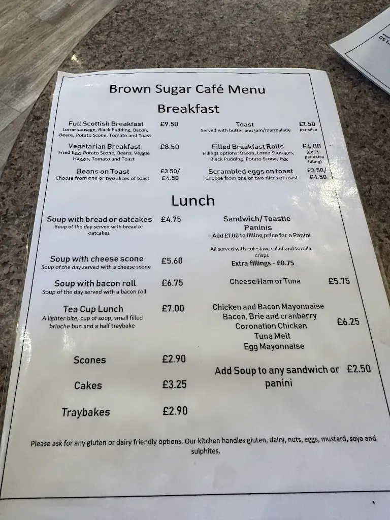 Menu_Brown Sugar Cafe_Ballater_immagine_4