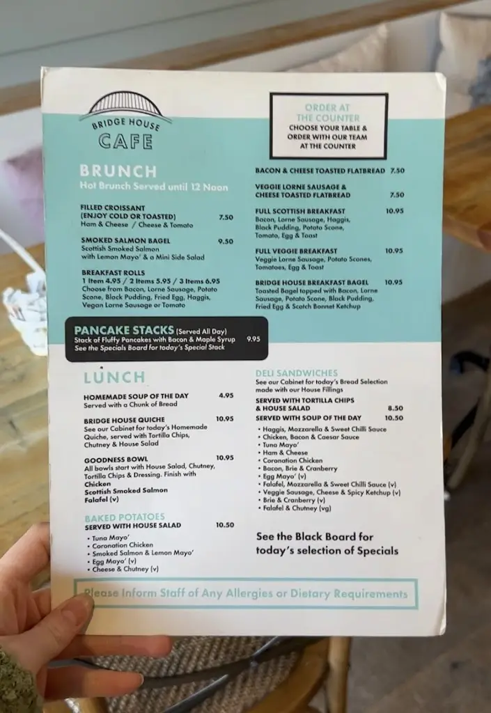 Menu_Bridge House Cafe_Ballater_image_1