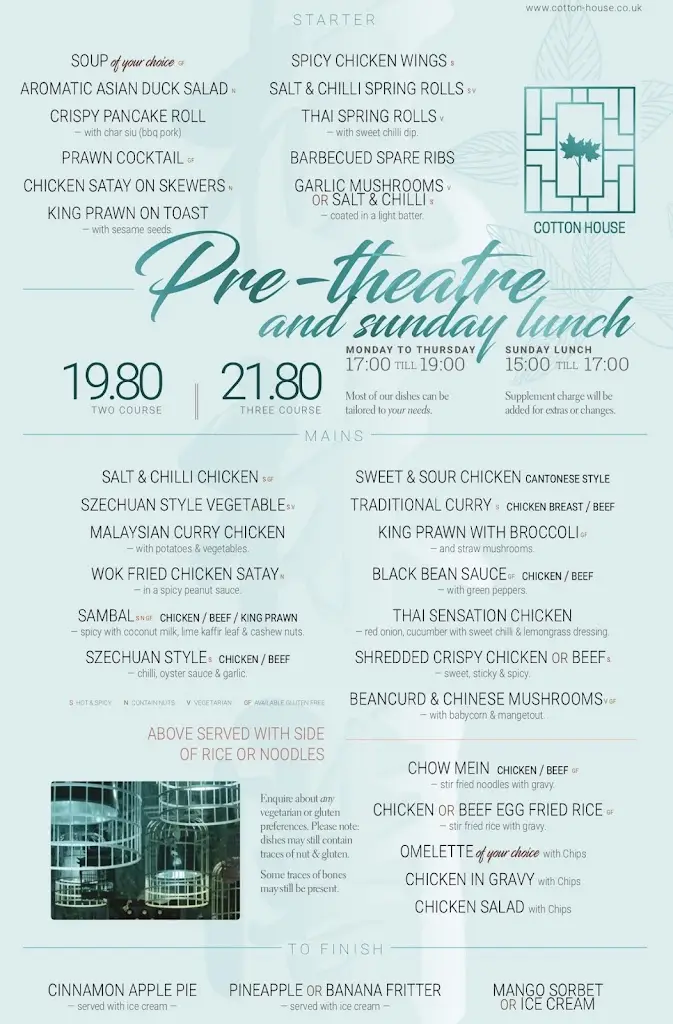 Menu_The Cotton House_Banknock_immagine_1