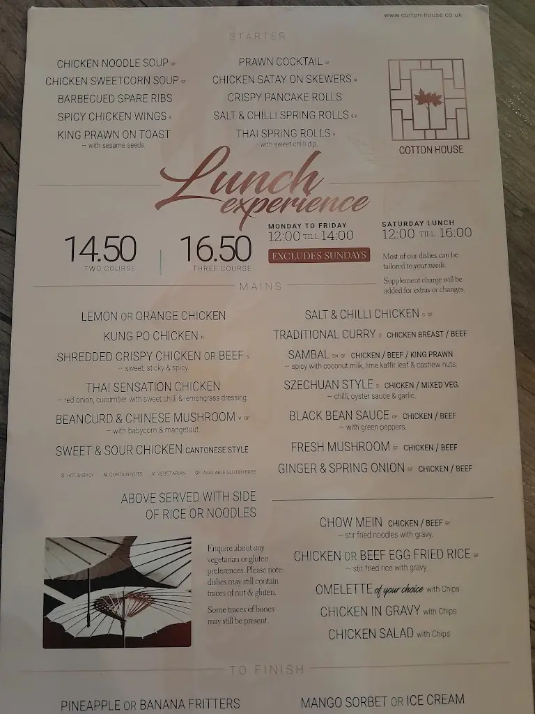 Menu_The Cotton House_Banknock_immagine_3