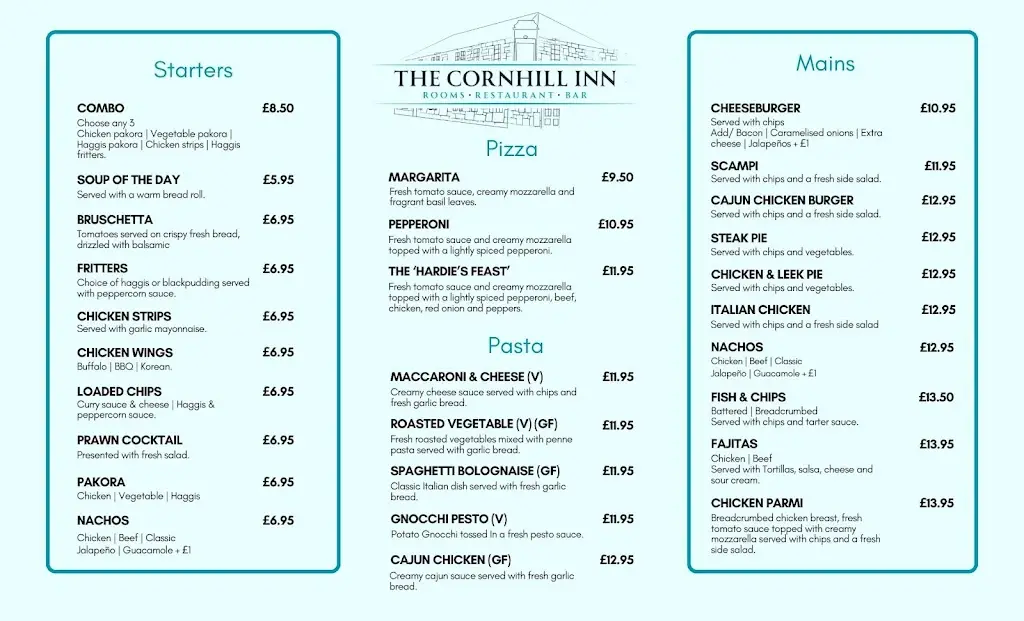 Menu_The Cornhill Inn_Banknock_immagine_2