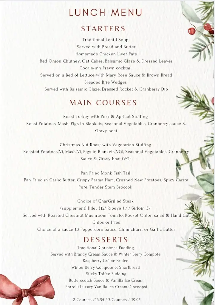 Menu_Coorie In @ The Black Bull_Banknock_image_2