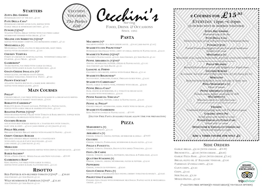Menu_Cecchini’s Italian restaurant_Ayr_image_1