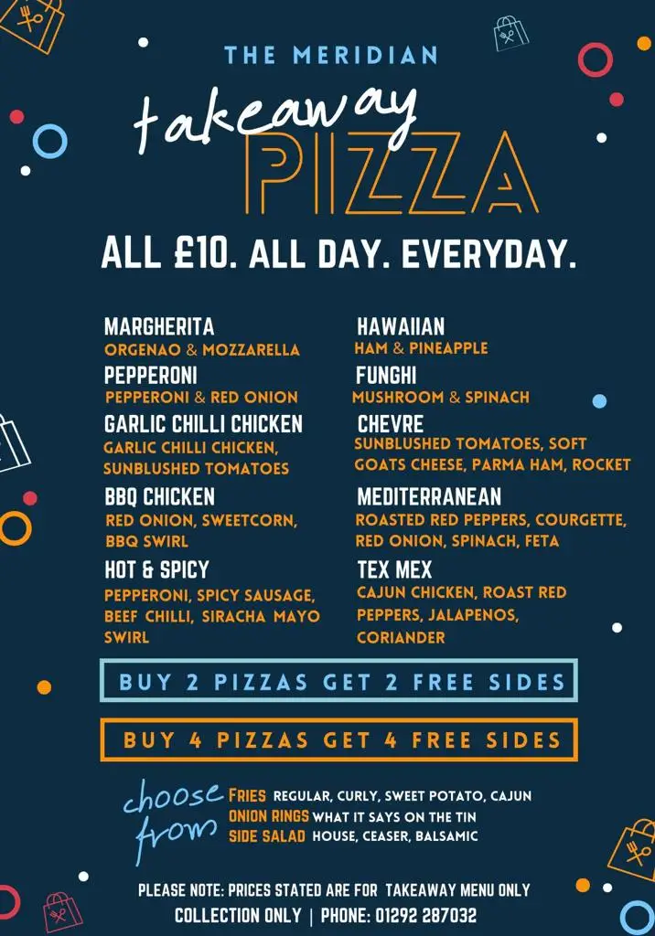 Menu_The Meridian Bier Cafe & Restaurant_Ayr_image_1