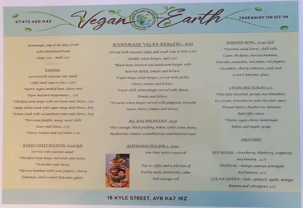 Menu_Vegan Earth_Ayr_image_3