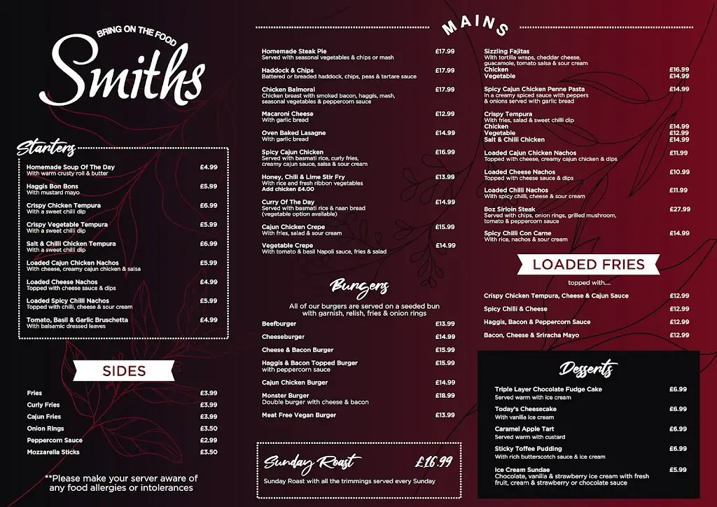 Menu_Smiths Bar_Ayr_image_3