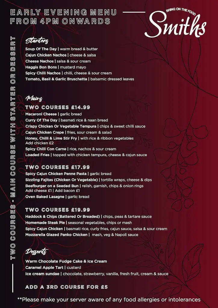 Menu_Smiths Bar_Ayr_image_4