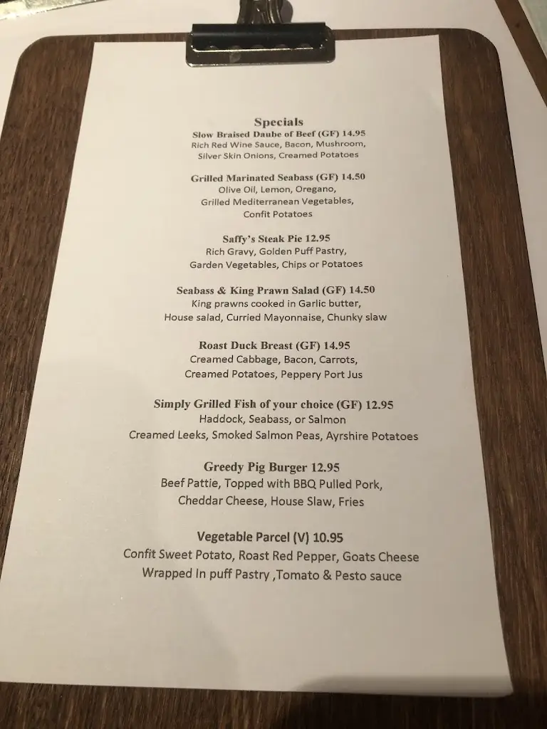 Menu_Saffy's Bistro_Ayr_image_3