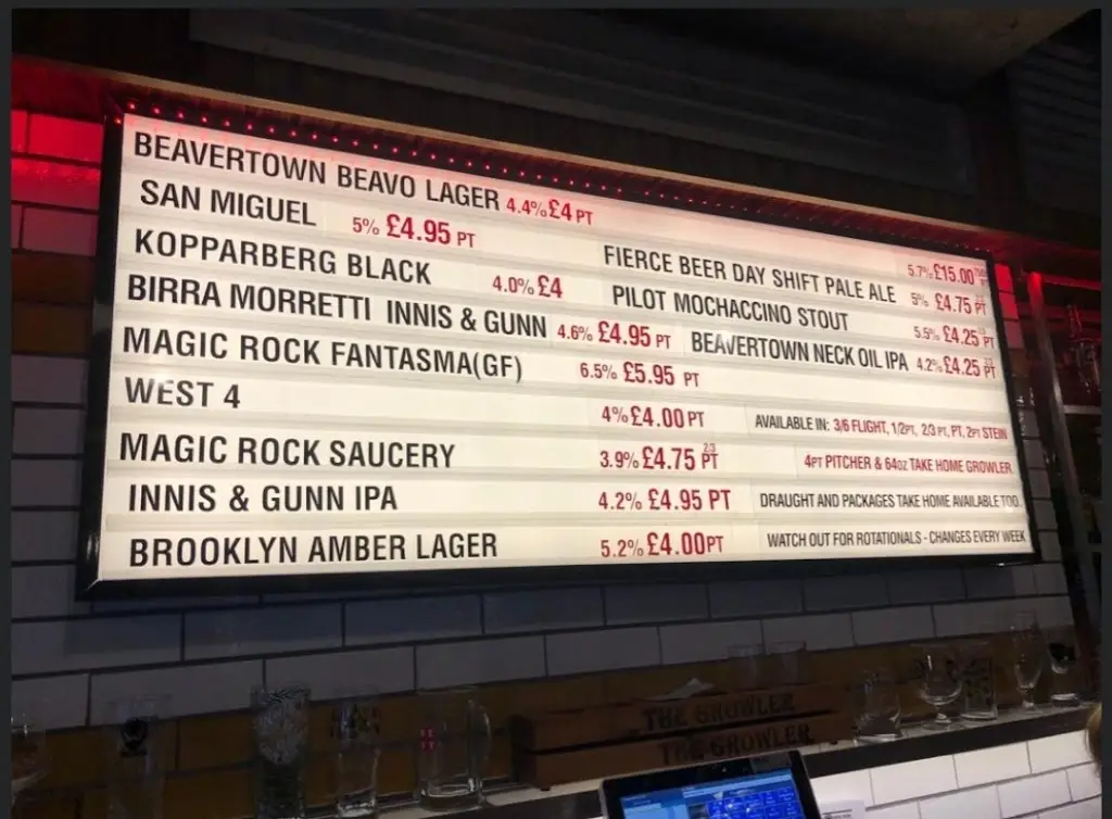 Menu_The Growler Taphouse & Kitchen_Ayr_image_1