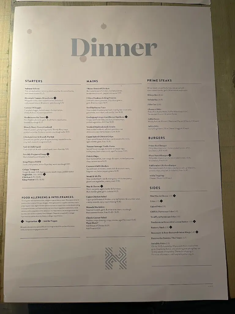 Menu_The Mill House_Beith_image_4