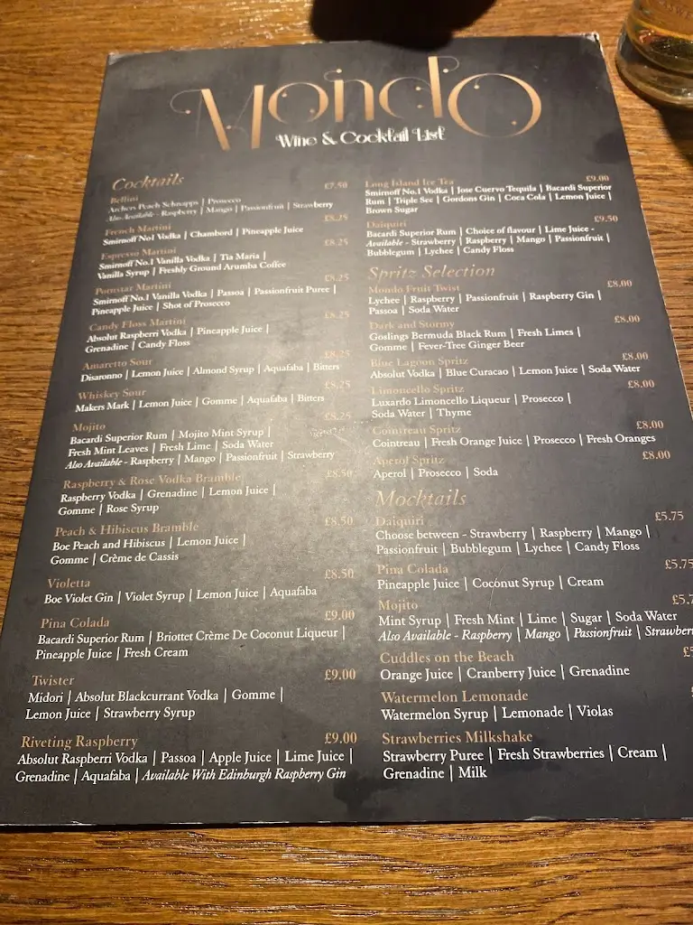 Menu_Mondo Restaurant_Bargeddie_image_1