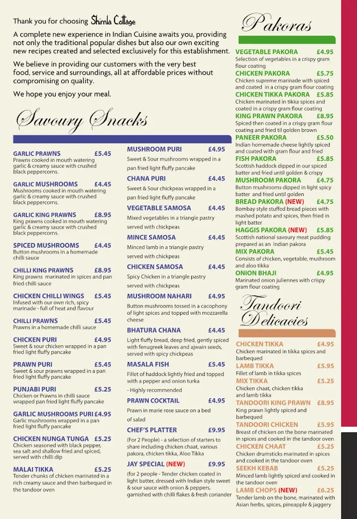 Menu_Shimla Cottage_Bargeddie_image_3