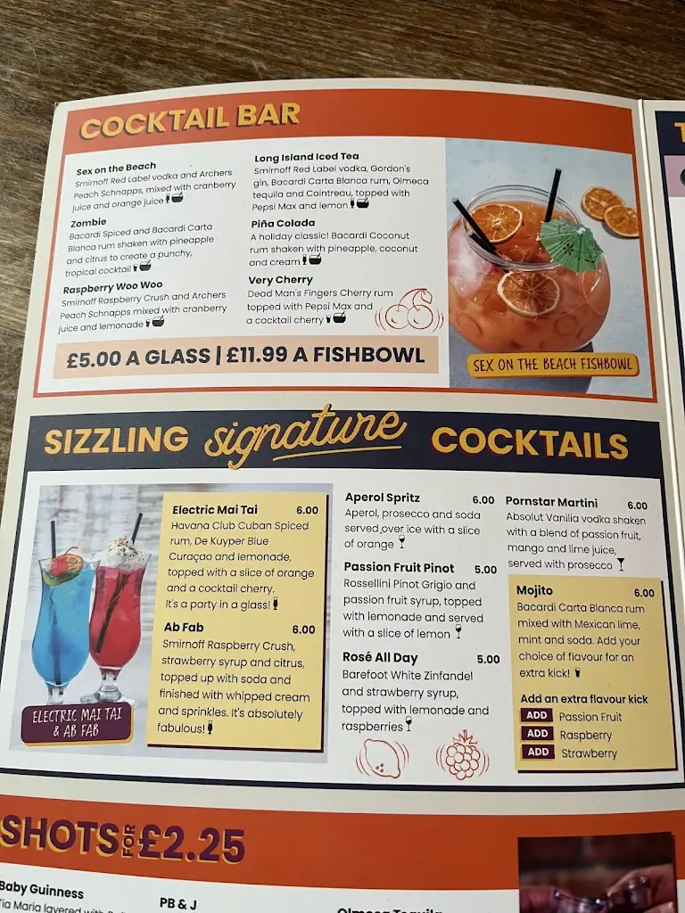 Menu_The Windmill_Bargeddie_image_1