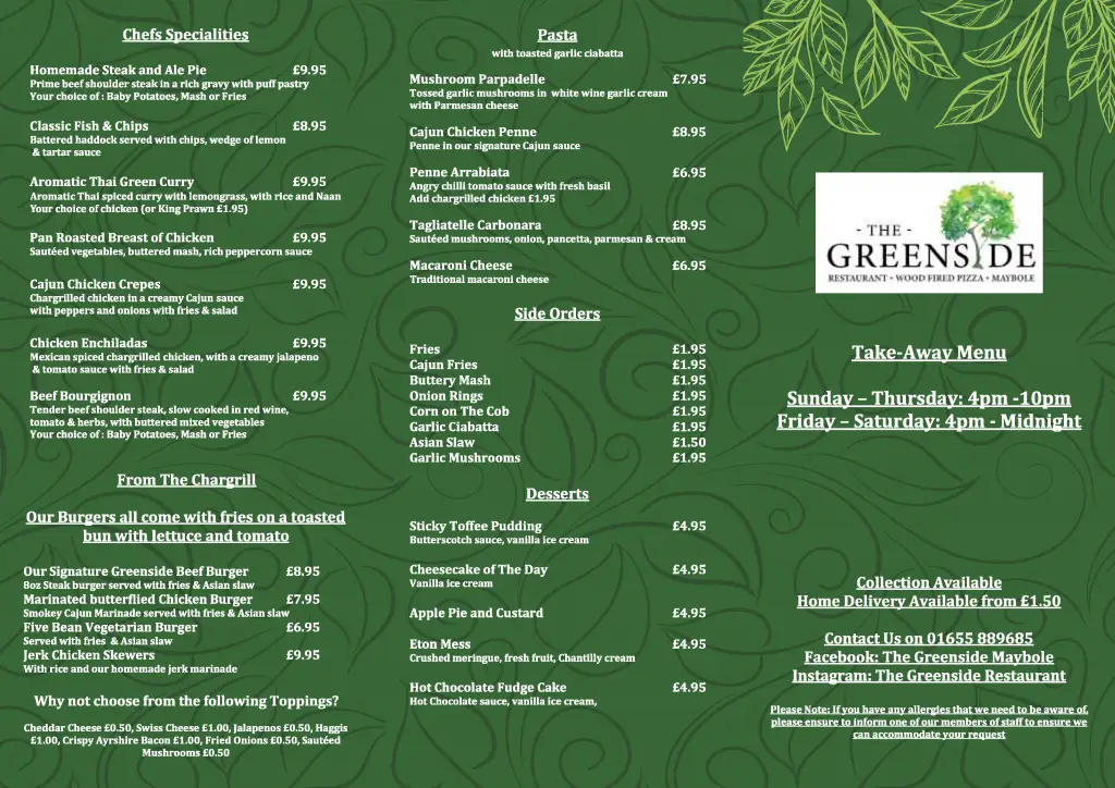 Menu_The Greenside Restaurant_Bellsbank_image_2