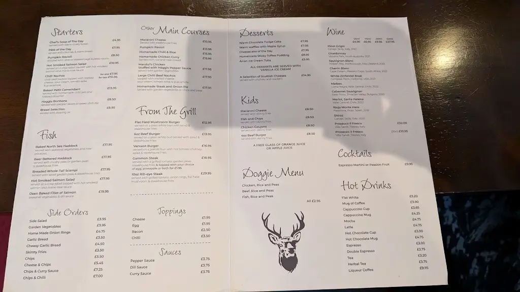Menu_Macduis Speyside Inn Catering Ltd_Aviemore_image_1