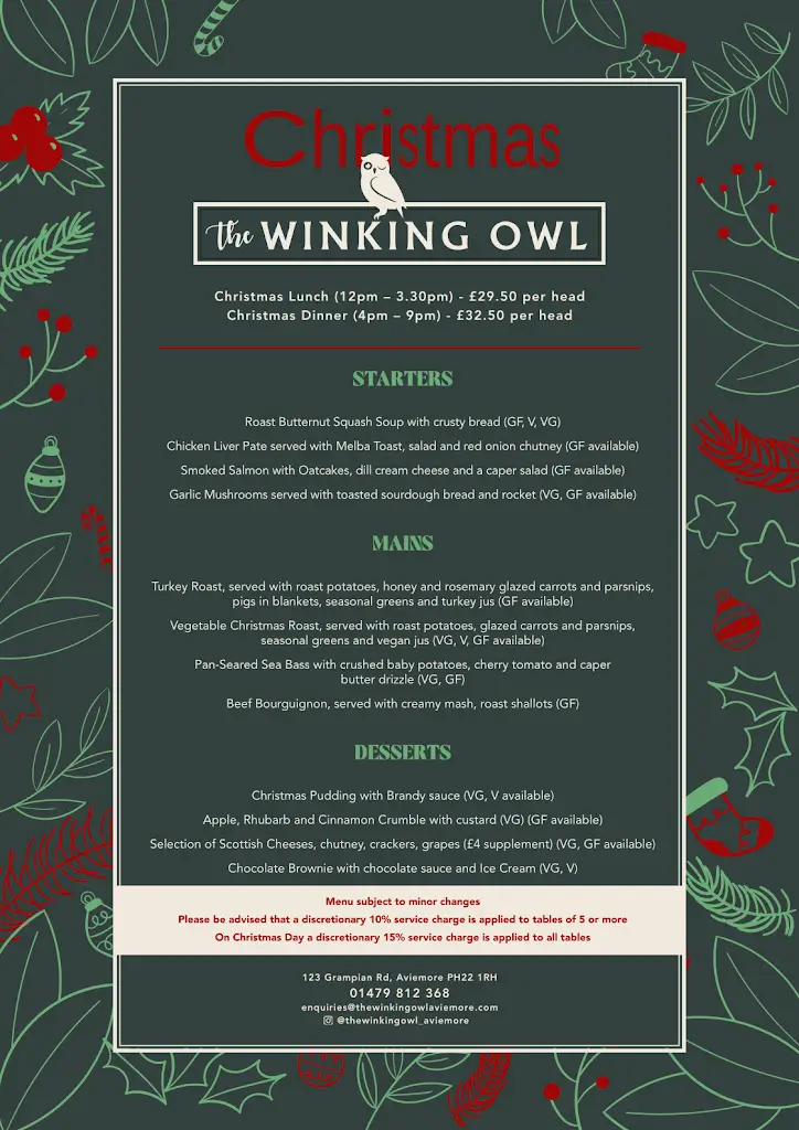 Menu_The Winking Owl, Craft Ale Pub & Bar_Aviemore_image_2