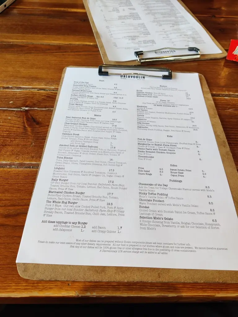 Menu_The Balavoulin_Aviemore_image_3