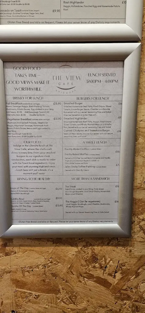 Menu_The View Aviemore_Aviemore_image_3