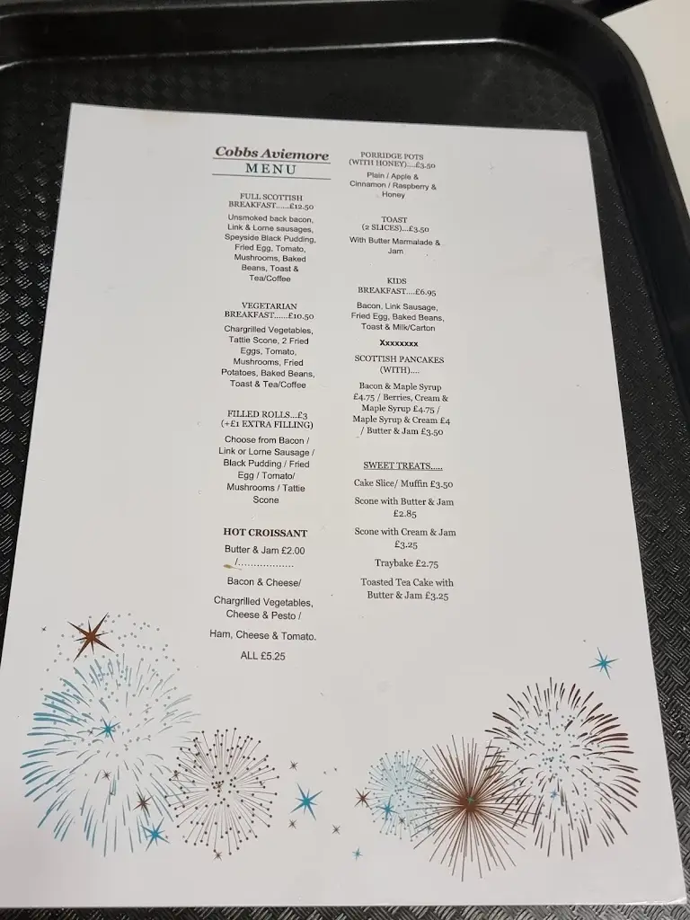 Menu_Cobbs Cafe_Aviemore_imagen_3