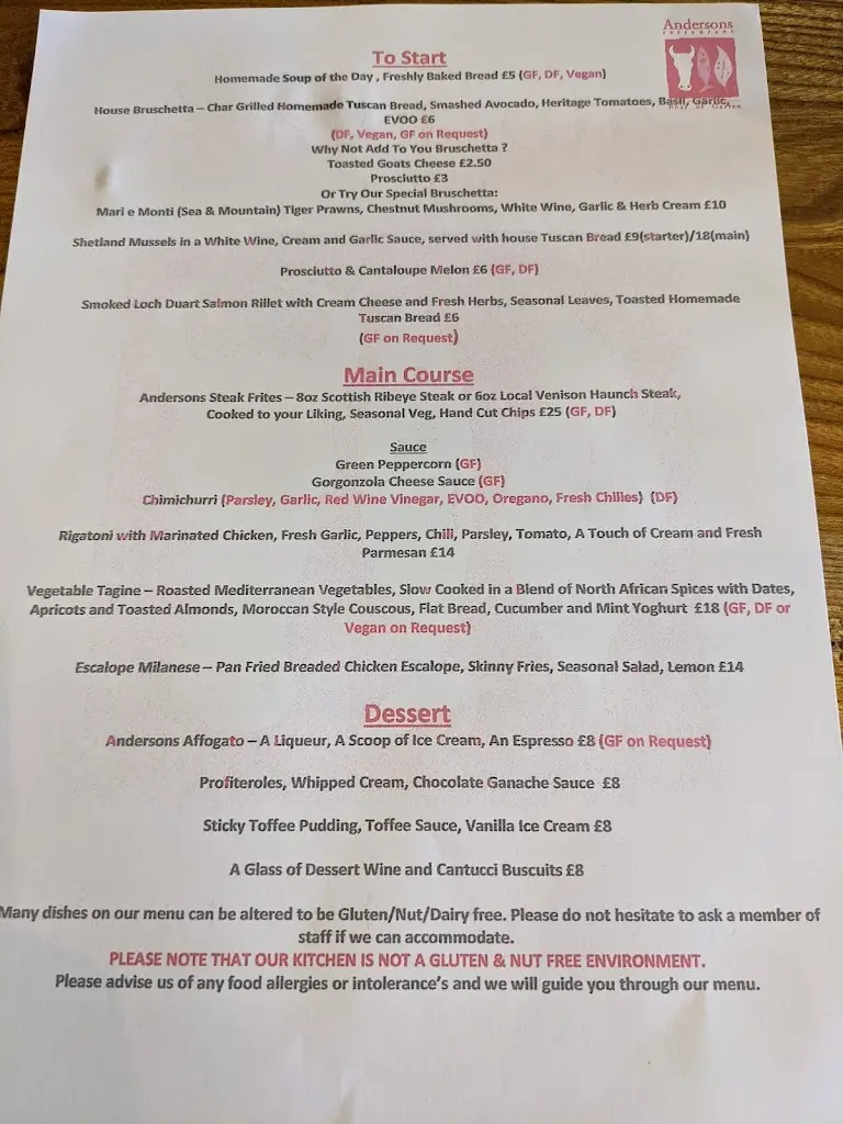 Menu_Andersons Restaurant_Aviemore_image_2