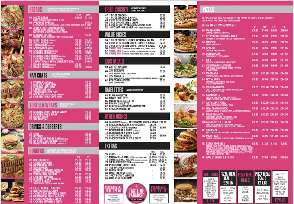 Menu_Taste of Paradise_Biddulph_image_1