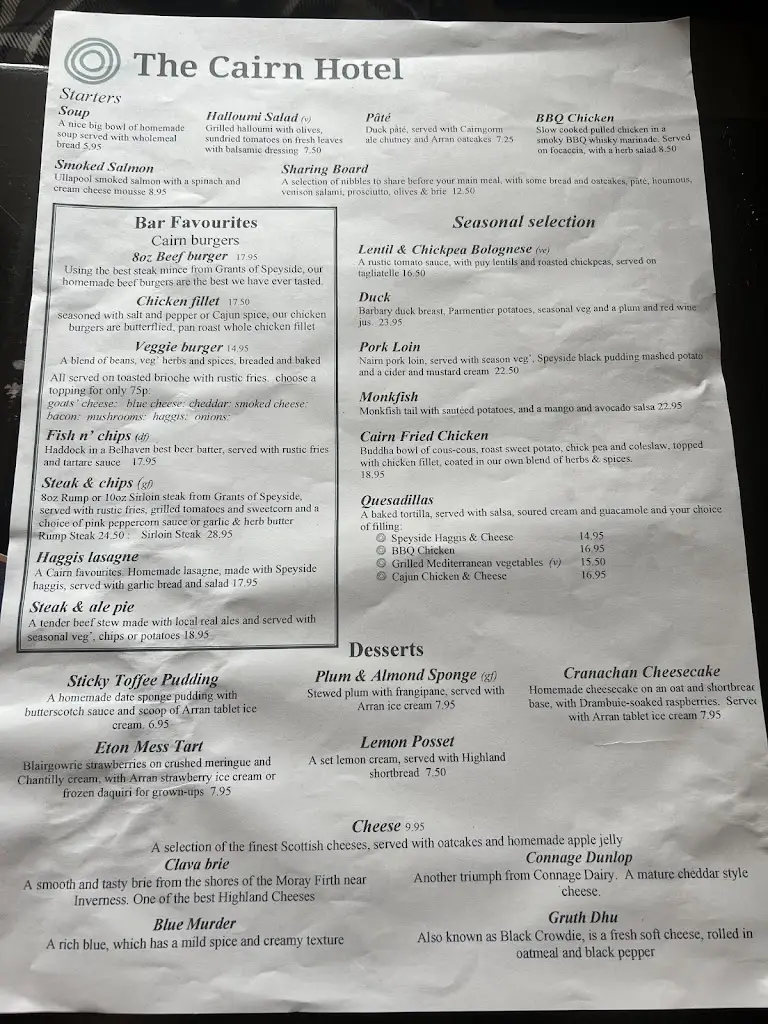 Menu_Cairn Hotel_Aviemore_image_2