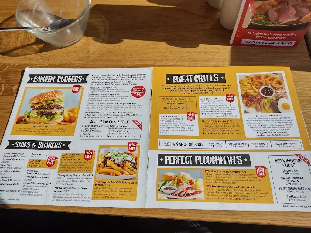 Menu_Pirnhall Inn Brewers Fayre_Bannockburn_image_4