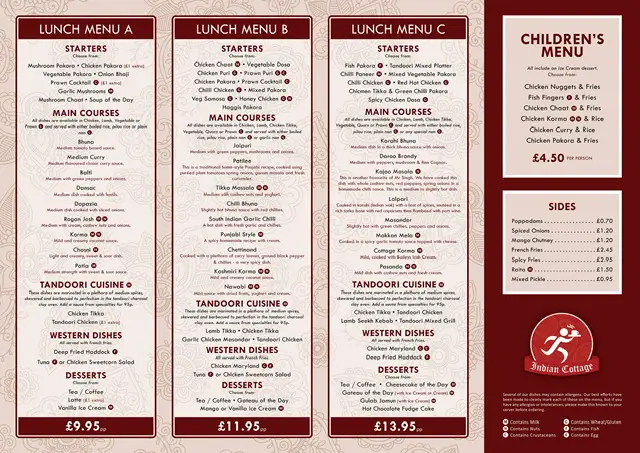 Menu_Indian Cottage_Bannockburn_image_2