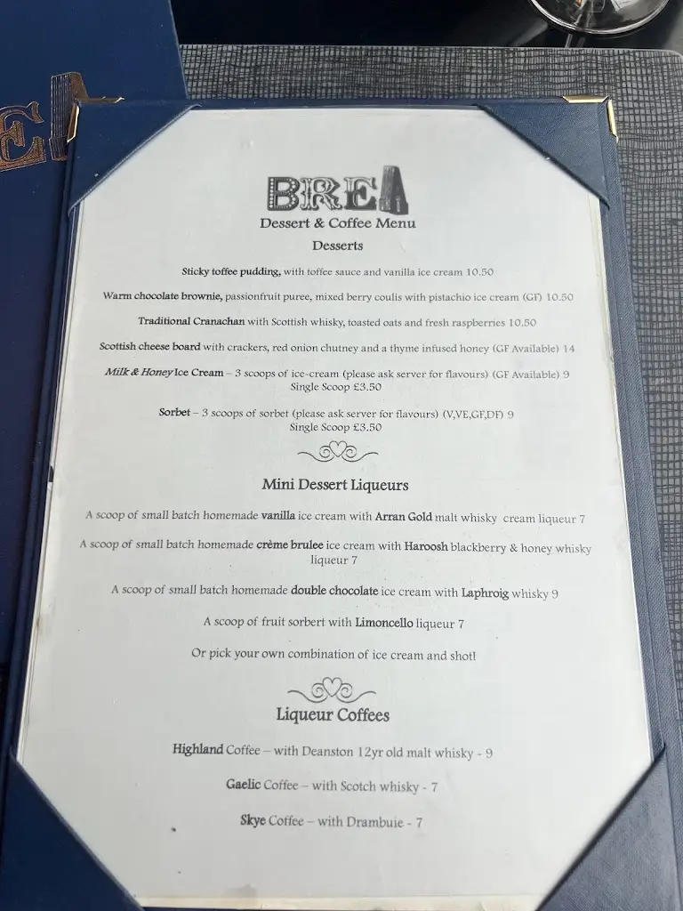 Menu_Brea - Scottish Restaurant_Bannockburn_image_2