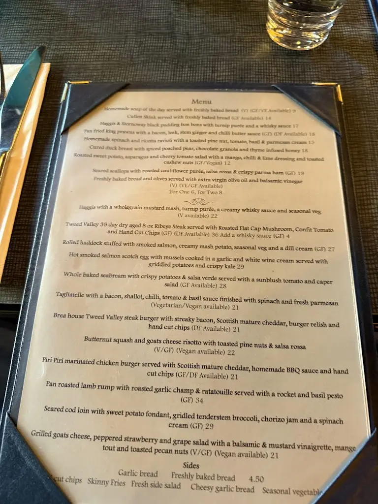Menu_Brea - Scottish Restaurant_Bannockburn_image_4