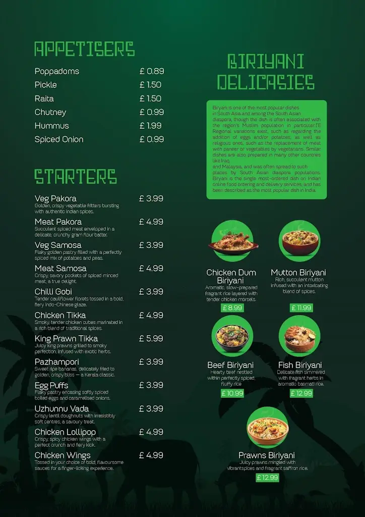 Menü_Flames of india stirling_Bannockburn_Bild_4