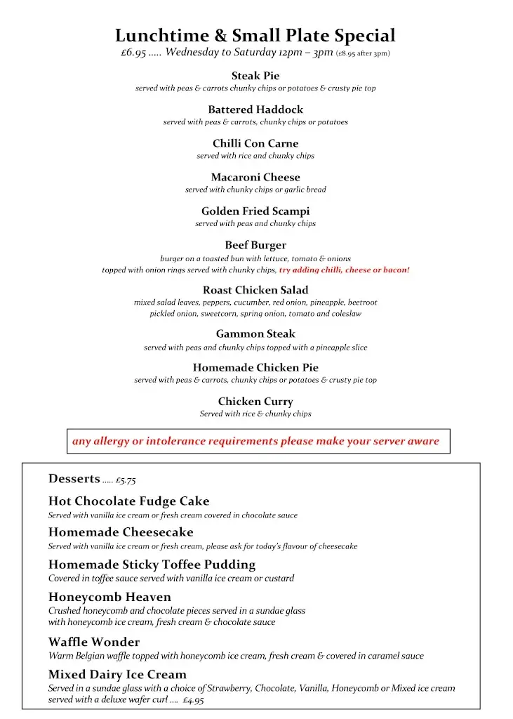 Menu_The Village Inn_Bridge of Earn_image_3