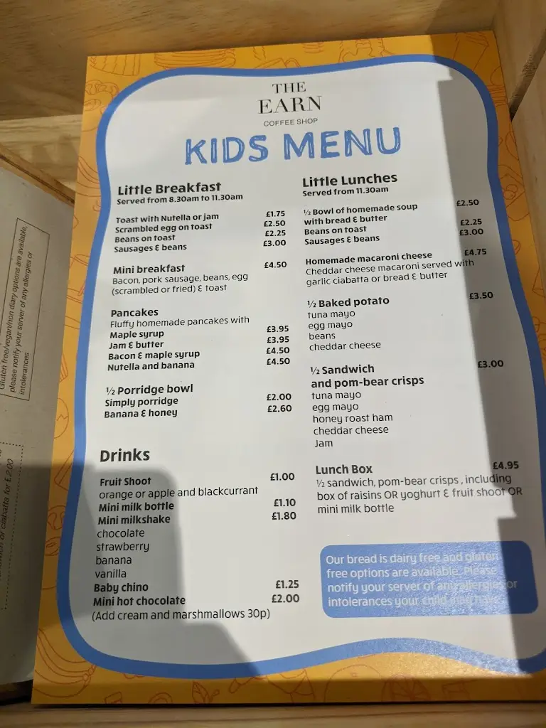 Menu_The Earn Coffee Shop_Bridge of Earn_image_2