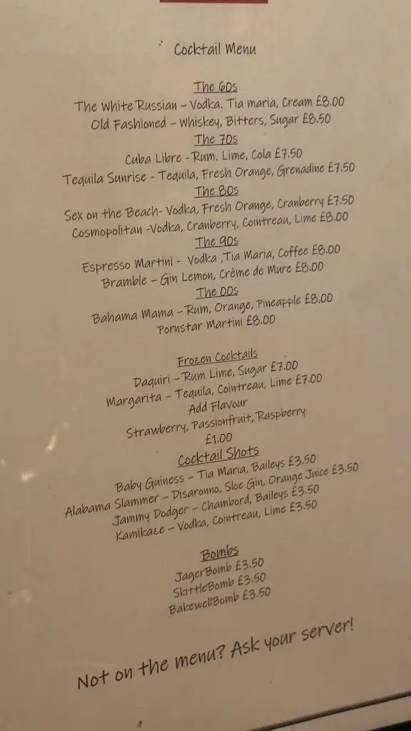 Menu_Retro Bar & Grill_Barrhead_image_3