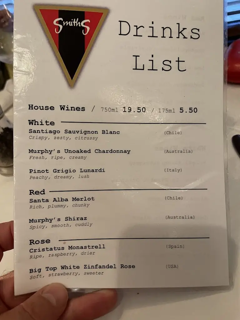 Menu_SmithS Restaurant_Bothwell_image_4