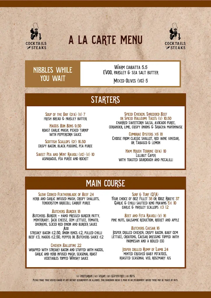 Menu_Cocktails & Steaks_Bothwell_image_1