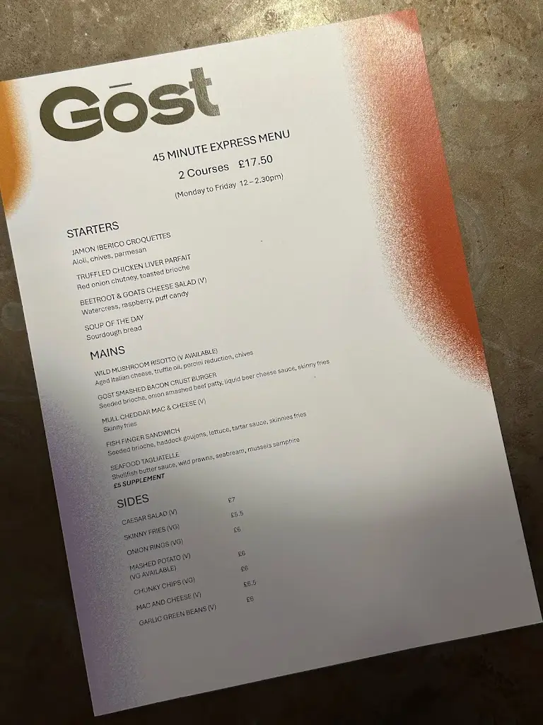 Menu_Gōst Bar & Restaurant_Bothwell_image_4