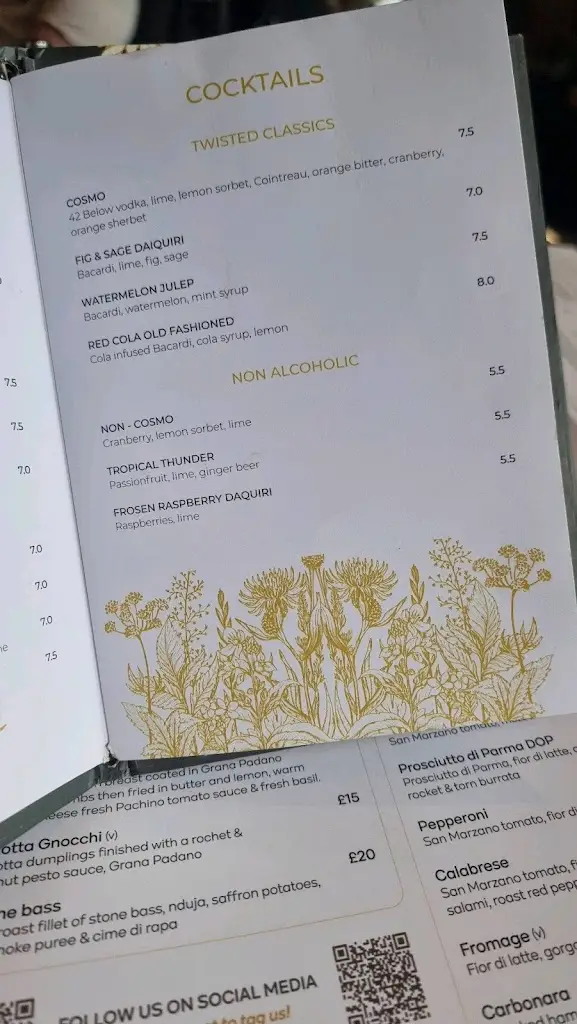 Menu_Luci's Restaurant & Cocktail Bar_Bonnyrigg_imagen_1