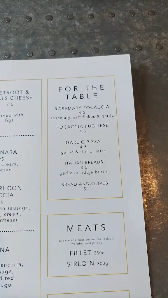 Menu_Luci's Restaurant & Cocktail Bar_Bonnyrigg_imagen_2