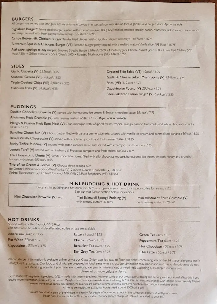 Menü_The Melville Inn_Bonnyrigg_Bild_1