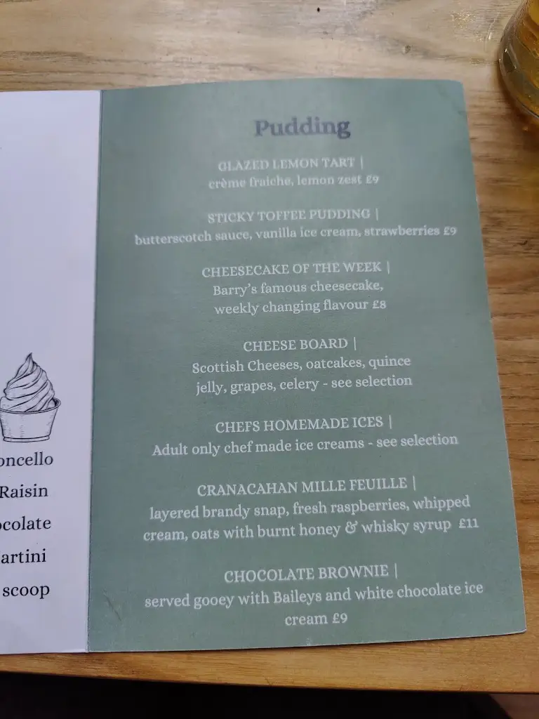 Menu_The Sun Inn_Bonnyrigg_imagen_4