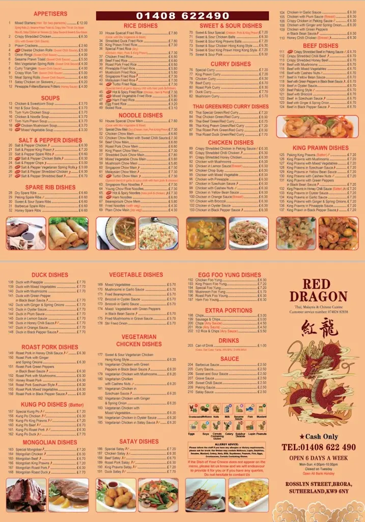 Menu_Red Dragon Chinese Takeaway_Brora_image_1