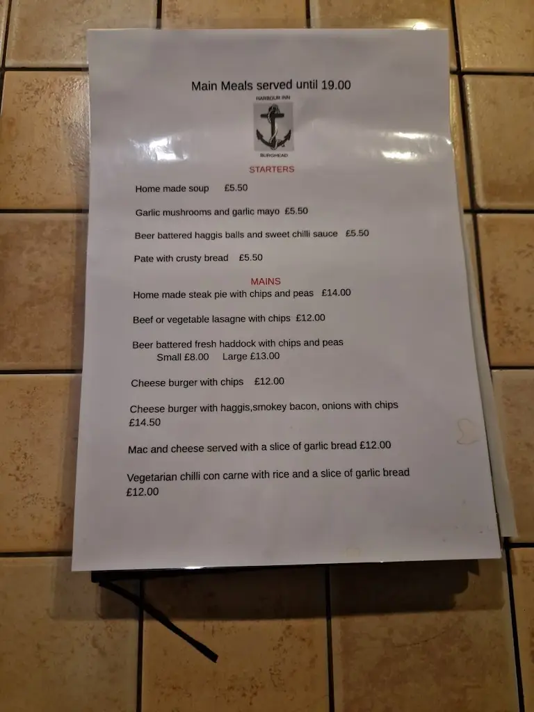 Menu_Harbour inn_Burghead_image_2